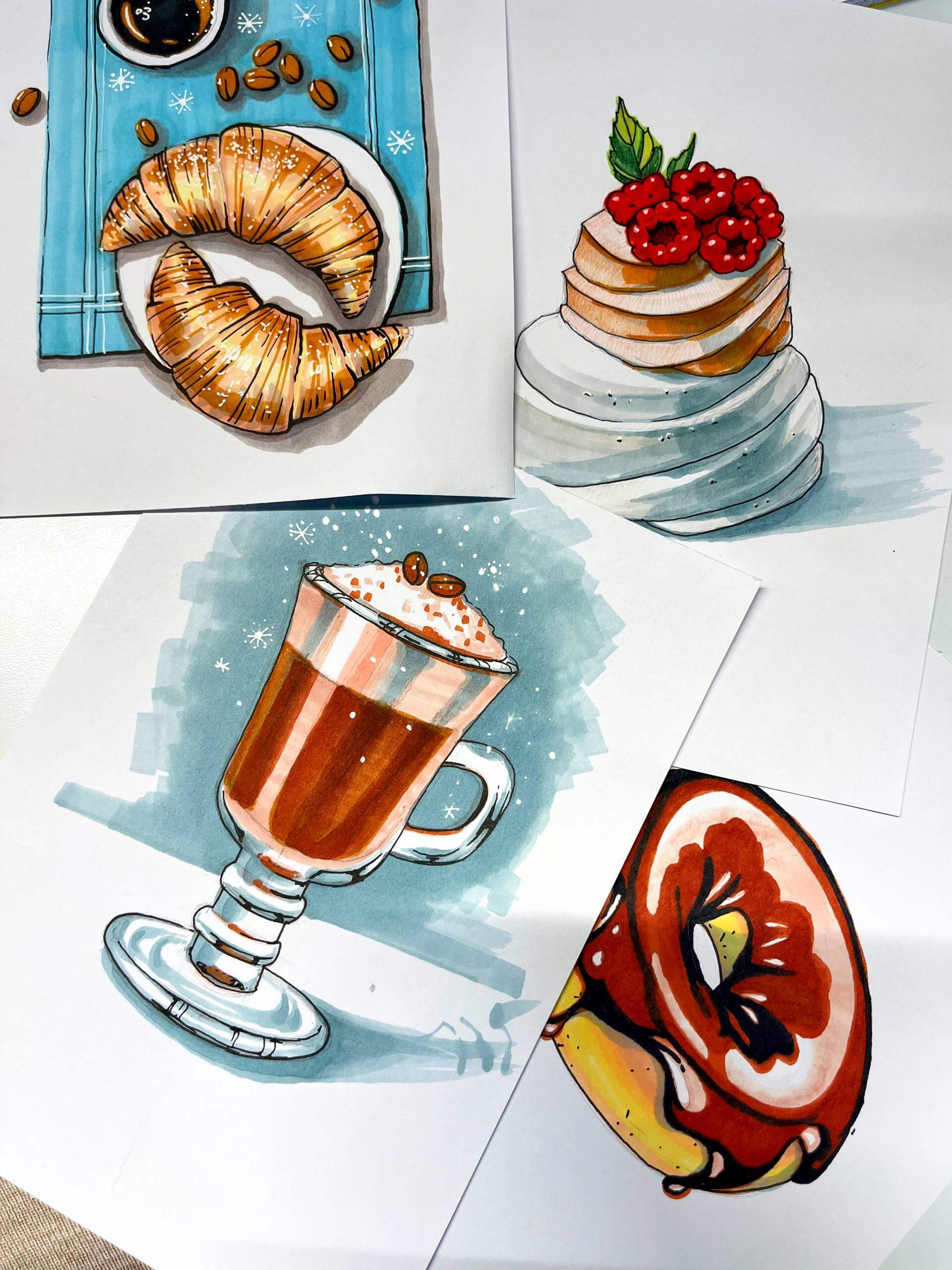 Illustration au marqueur